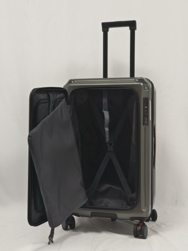 Kufr za putovanje 28 inča s aluminijskim okvirom, velika kapaciteta, mogućnost proširenja, pet kotača, TSA brava, unisex