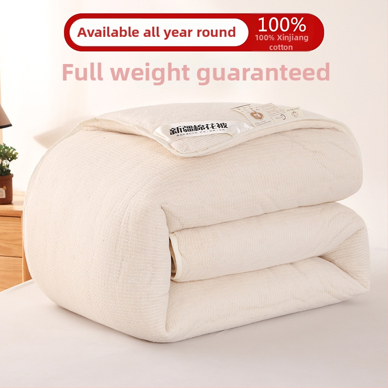 Celoročný quilt z bavlneného vlákna s dlhými vláknami, 100% bavlna výplň, minimalistický dizajn