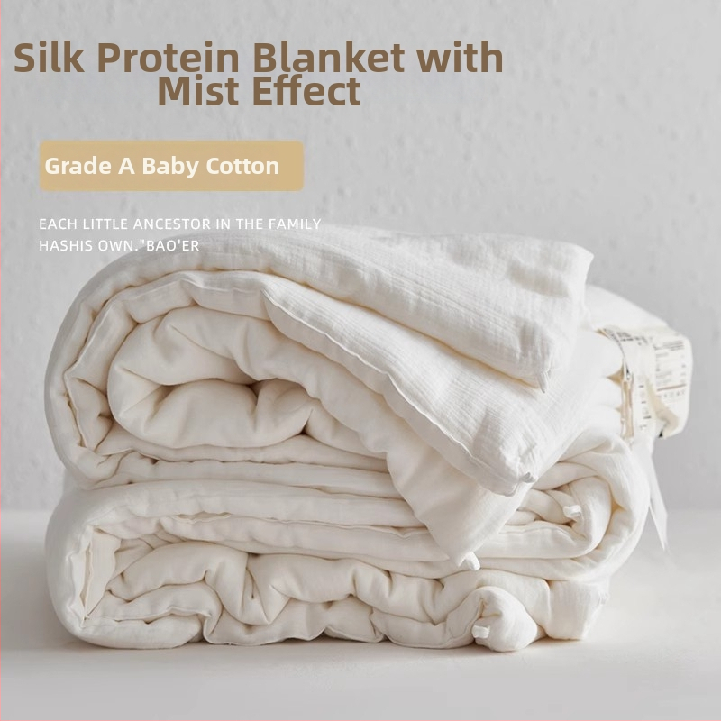 Jadro periny s 100% bavlnou a 20% proteínu hodvábu, jemné teplo na jar a jeseň, chlad pre leto, hrubé na zimu, delená prikrývka, výplň hodváb mulberry, twill tkanina, 3–3,5 kg