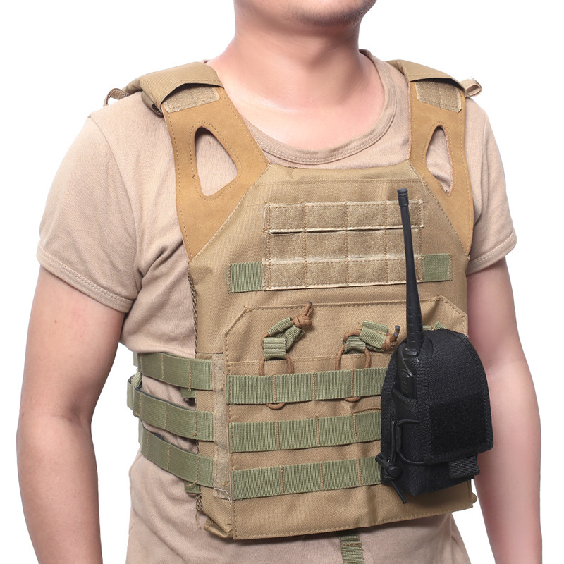 Vanjska taktička torbica za walkie-talkie s MOLLE sustavom, višenamjenska torbica za telefon, lagana torbica za pager
