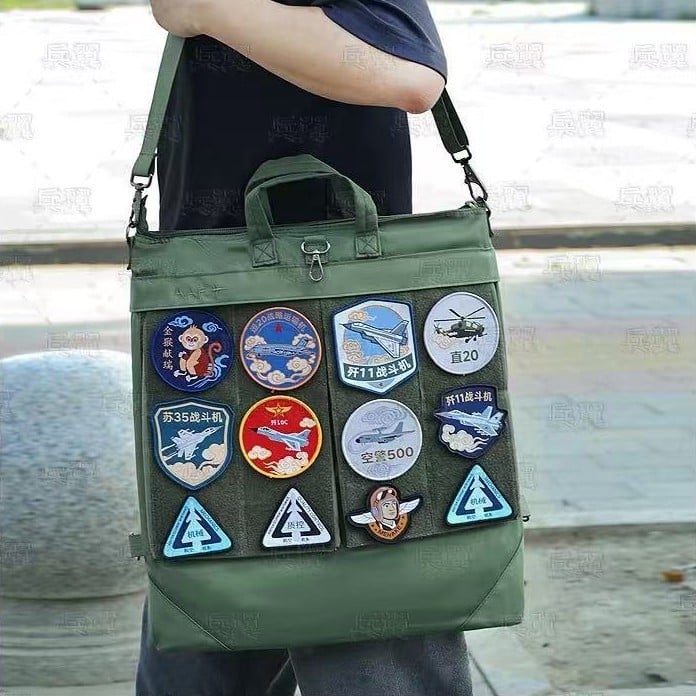 Torba za pilotsku kacigu za outdoor upotrebu, s Velcro zatvaračem, diagonálnom naramenicom, velikim kapacitetom za prijenosno računalo