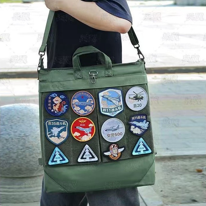 Torba za pilotsku kacigu za outdoor upotrebu, s Velcro zatvaračem, diagonálnom naramenicom, velikim kapacitetom za prijenosno računalo