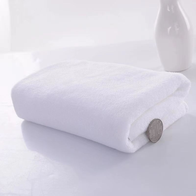 Veleprodajne hotelske ručnike, bijeli pamučni ručnici, vrlo upijajući i izdržljivi, debeli ručnici za muškarce i žene, za spa i salone.