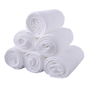 Hotelska krpa od mikrovlakana, poliesterska, 30x70 cm, 300 g/m², upijajuća, s otisnutim logom