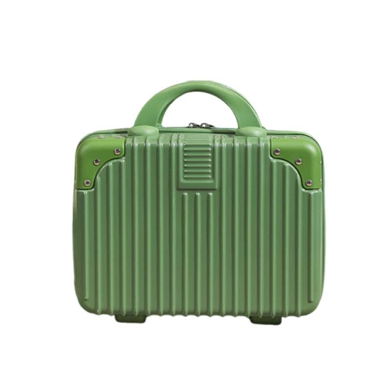 Retro makaron kozmetička torbica, mala putna kutija za pohranu, 14-inčni kozmetički kovčeg