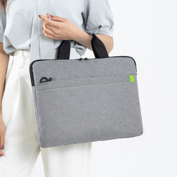 Geantă de laptop ușoară pentru 14/13 inch, cu buzunar interior, nailon, fermoar, mâner moale – respirabilă, impermeabilă și durabilă pentru călătorii de afaceri