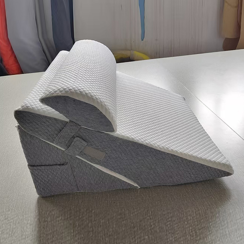 Jastuk za naslon za krevet i kauč, velika potpora lumbalne regije, memory foam punilo, navlaka od pamuka