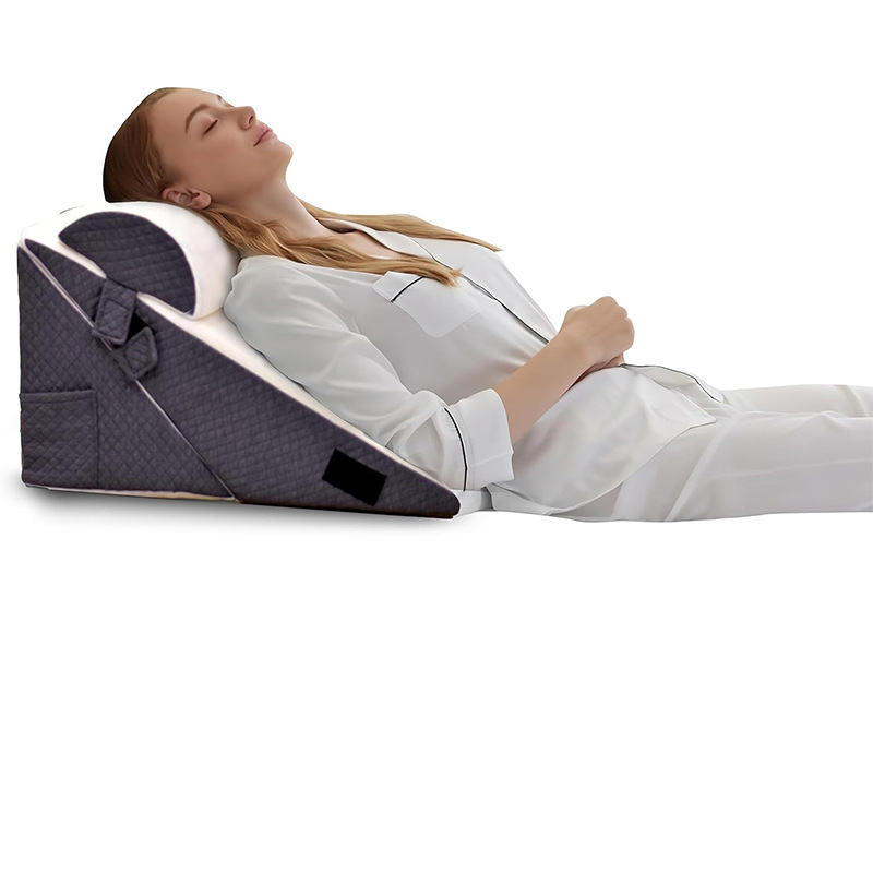 Jastuk za naslon za krevet i kauč, velika potpora lumbalne regije, memory foam punilo, navlaka od pamuka