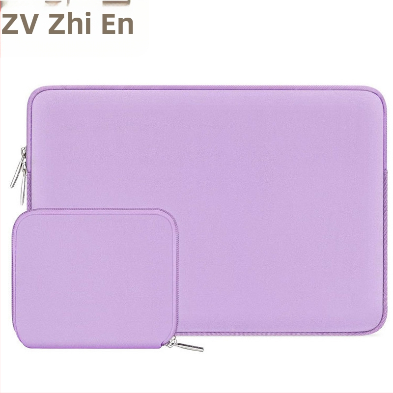 Prispôsobený set tašiek na notebook z neoprenu, veľkosti 13/14/15 palcov, jednofarebný, tlač loga k dispozícii