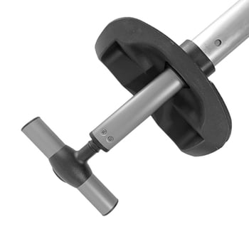 Tijă de tragere pentru bagaje din aluminiu, cu mâner din aluminiu, braț unic