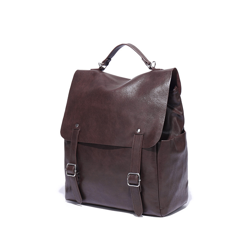 Ženski PU kožni ruksak, retro stil, kapacitet 20–35 L, za školu i putovanja, za prijenosno računalo do 8 inča