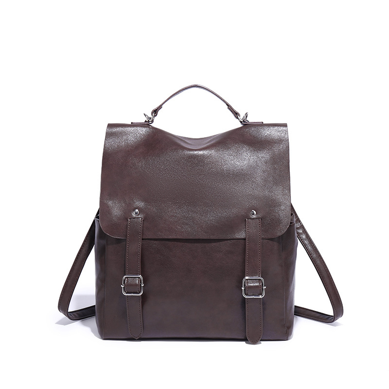 Ženski PU kožni ruksak, retro stil, kapacitet 20–35 L, za školu i putovanja, za prijenosno računalo do 8 inča