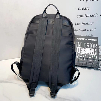 Unisex vodootporni nylon ruksak, velik kapacitet, za 13-inčni prijenosnik, gradski stil