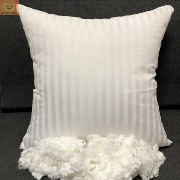 Vakuumski komprimirani jezgro jastuka s prugastom tkaninom, veličine 45/50/55 cm, kvadratnog oblika