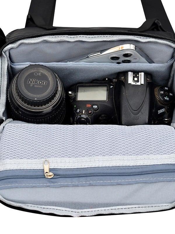 Qingjia Canon, Sony DSLR és mirrorlesshez való válltáska – hordozható, uniszex fényképezéshez