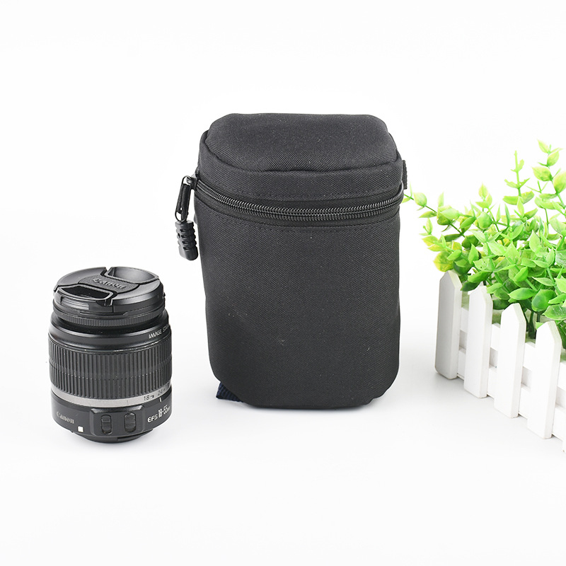 DSLR torbica za objektiv s zaštitom, od Oxford platna, pojačana zaštita od udara, veličina XS (13×8 cm)