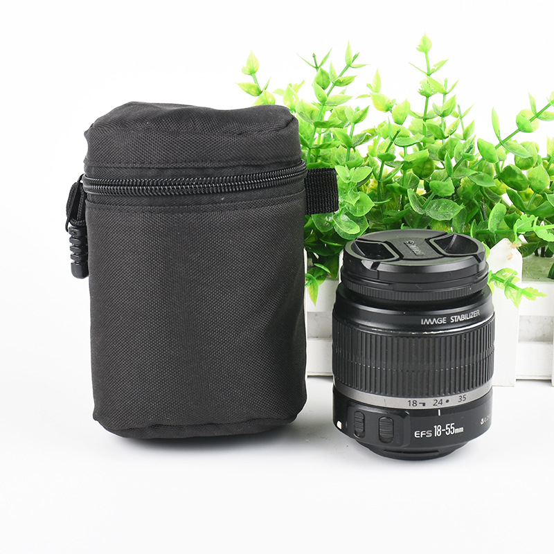 DSLR torbica za objektiv s zaštitom, od Oxford platna, pojačana zaštita od udara, veličina XS (13×8 cm)