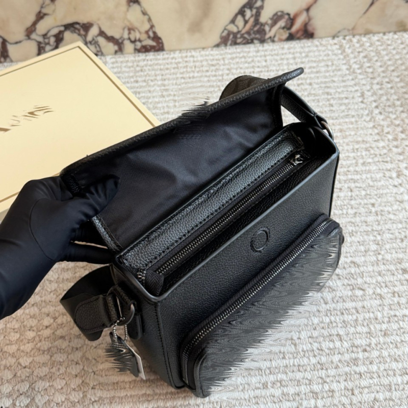 2026 Vintage monogram torba preko ramena sa kapicom, kožna muška messenger torba i torba za kameru