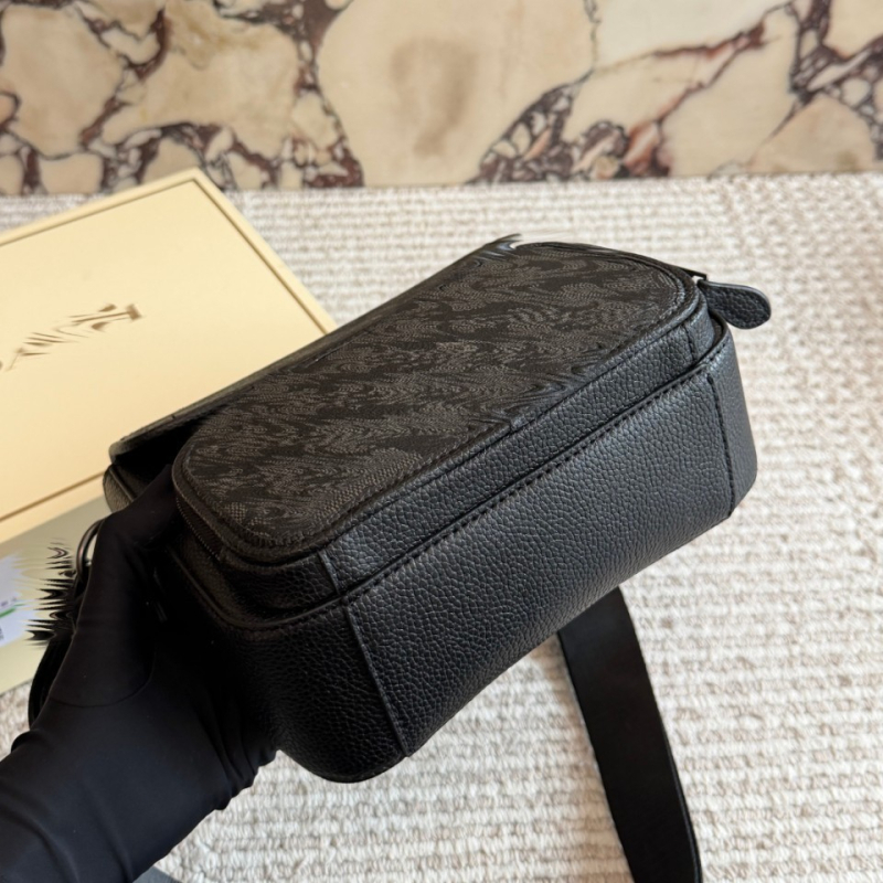2026 Vintage monogram torba preko ramena sa kapicom, kožna muška messenger torba i torba za kameru