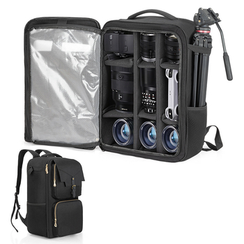 DSLR foto-ruksak, unisex, višenamjenski ruksak za fotografiranje na otvorenom, kapacitet 36–55 L