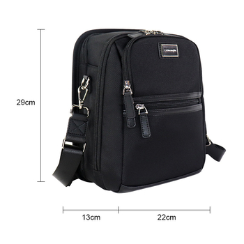 Geantă crossbody pentru bărbați, din nylon balistic – Geantă de umăr elegantă pentru călătorii