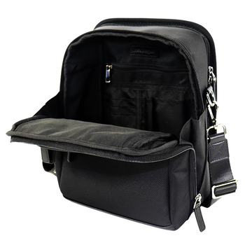 Geantă crossbody pentru bărbați, din nylon balistic – Geantă de umăr elegantă pentru călătorii