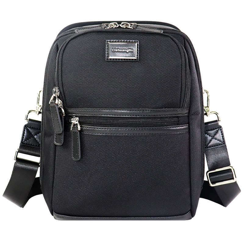 Geantă crossbody pentru bărbați, din nylon balistic – Geantă de umăr elegantă pentru călătorii