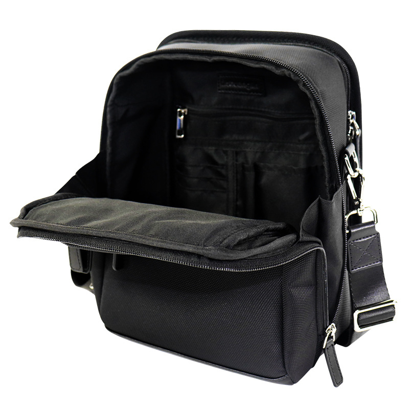 Geantă crossbody pentru bărbați, din nylon balistic – Geantă de umăr elegantă pentru călătorii