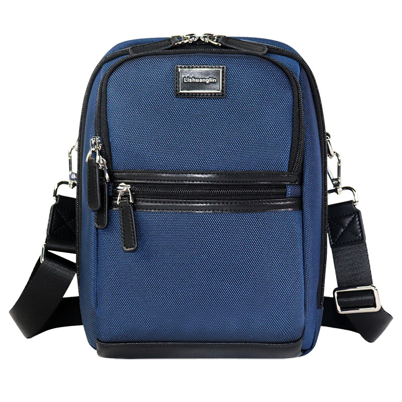 Geantă crossbody pentru bărbați, din nylon balistic – Geantă de umăr elegantă pentru călătorii
