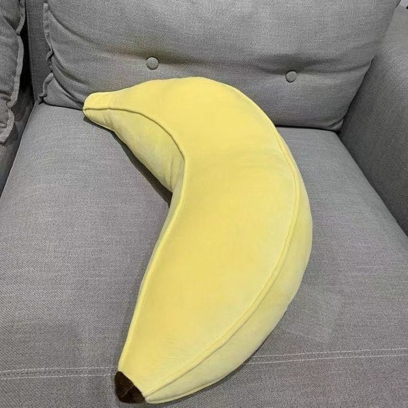 Jastuk u obliku banane, slatka pliš igračka, mekani jastučić u japanskom stilu, kreativni dugački jastuk u obliku banane, jastuk uz krevet