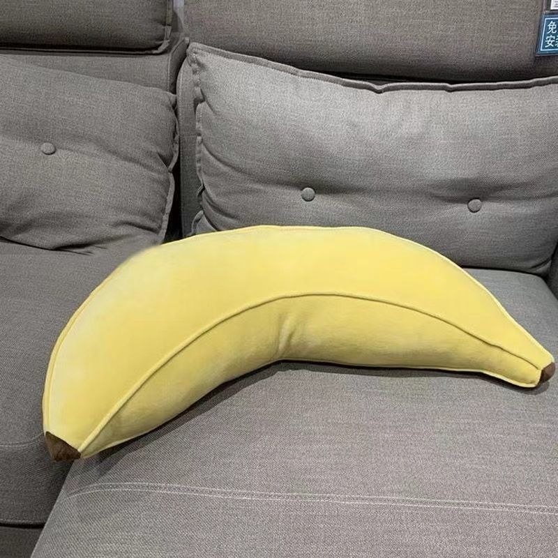 Jastuk u obliku banane, slatka pliš igračka, mekani jastučić u japanskom stilu, kreativni dugački jastuk u obliku banane, jastuk uz krevet