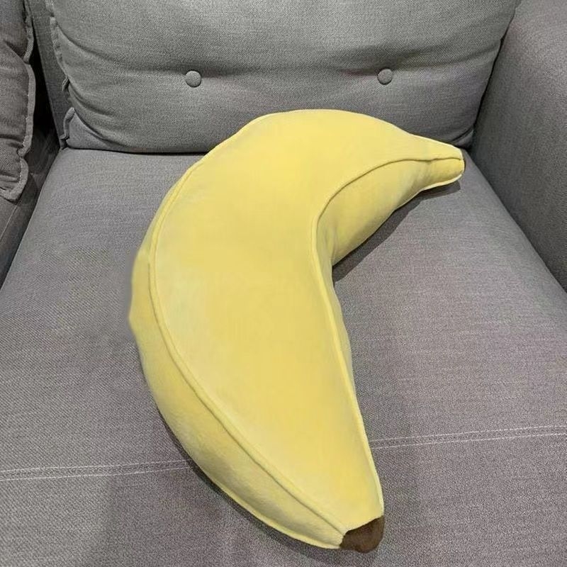 Jastuk u obliku banane, slatka pliš igračka, mekani jastučić u japanskom stilu, kreativni dugački jastuk u obliku banane, jastuk uz krevet