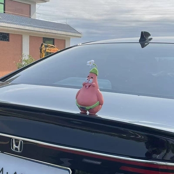 Patrick Star crtić figurica s odvojivim dodatkom, univerzalna dekoracija za automobil i motocikl