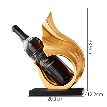 Stalak za vino u laganom luksuznom stilu – dekorativni stolni komad