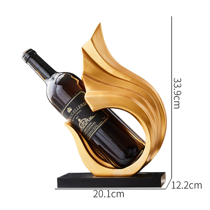 Stalak za vino u laganom luksuznom stilu – dekorativni stolni komad