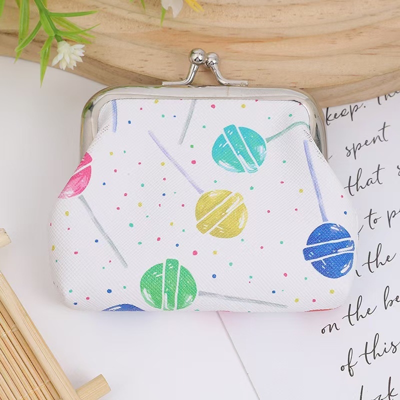 Ženski mini novčanik za kovanice s motivom sladoleda, prijenosna clutch torba