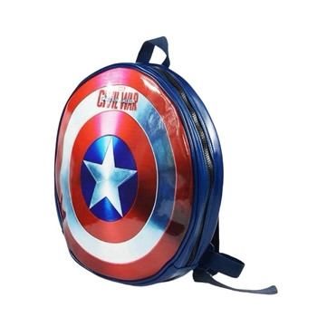 Ruksak Captain America sa štitom u obliku zvijezde, ulični stil, pogodan za 10-inčni prijenosnik