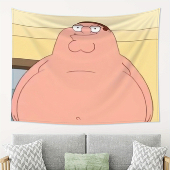 Peter Griffin rajzfilmfigura gobelin falikép, könnyű otthoni dekoráció hálószoba, nappali, kollégium és iroda számára