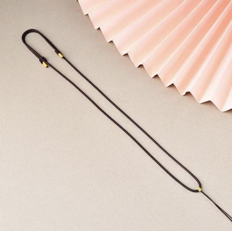 Ručni pleteni užet s jadeitnim Budinim amuletom, unisex, podesiva