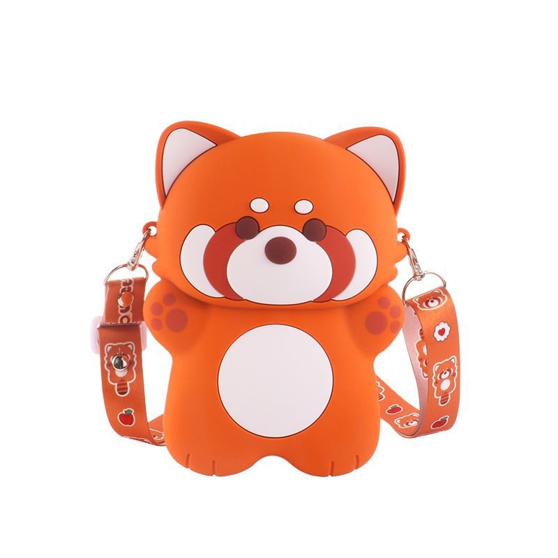 3D karikatura panda silikonska torbica za telefon, preko ramena za djevojke, velikog kapaciteta, ljetna kolekcija