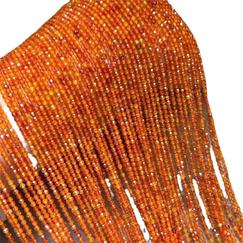 Višebojne cirkon perle, 4 mm, slobodne perle za izradu nakita
