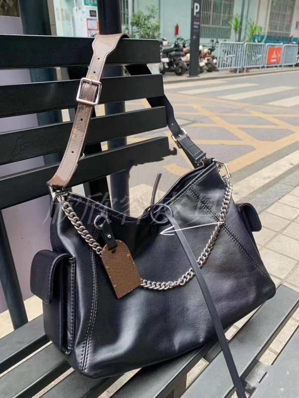 Donkey Series Crni Ratnik Carryall, torba velikog kapaciteta za rame i crossbody, pogodna za svakodnevnu uporabu i putovanja