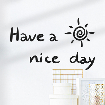 Have a Nice Day – inspirativna zidna naljepnica za dnevni boravak i spavaću sobu