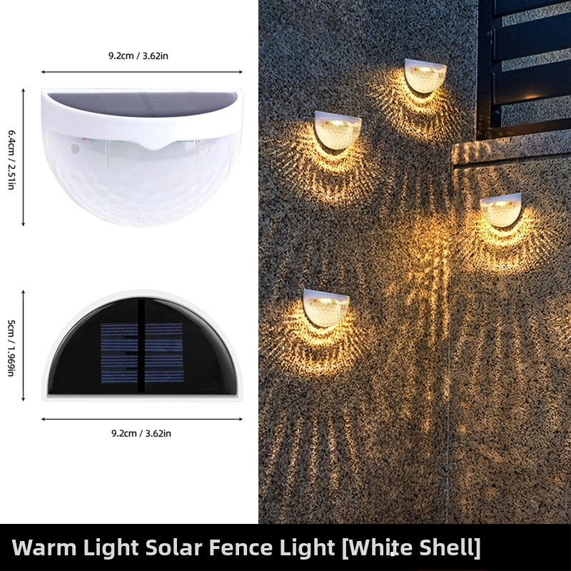 Solarna rasvjeta za ogradu i zidove, vanjsko dvorište, stepenice i rasvjeta puta – LED zidne rasvjetne lampe