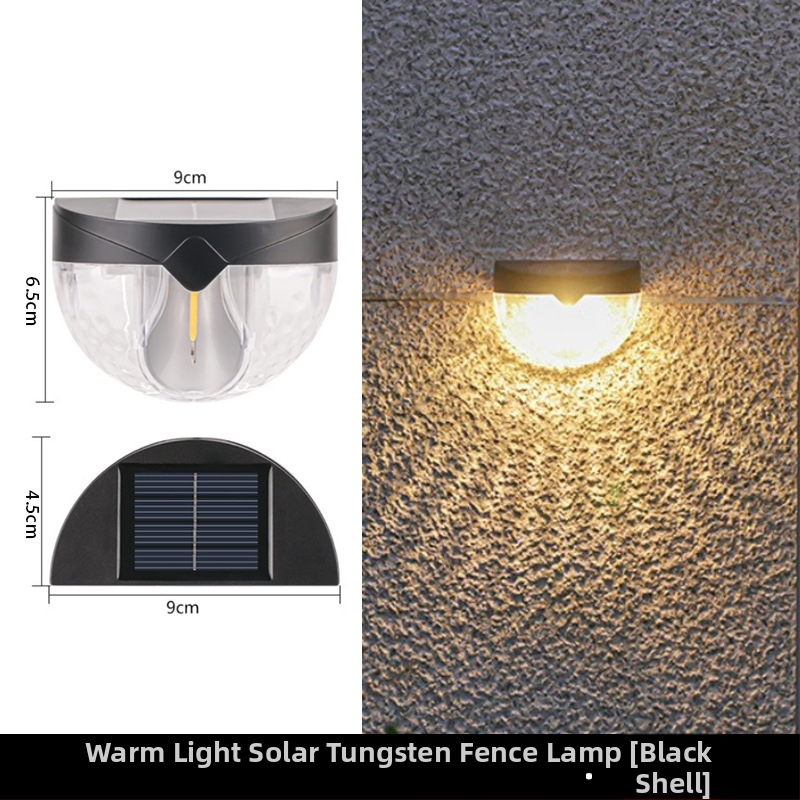 Solarna rasvjeta za ogradu i zidove, vanjsko dvorište, stepenice i rasvjeta puta – LED zidne rasvjetne lampe