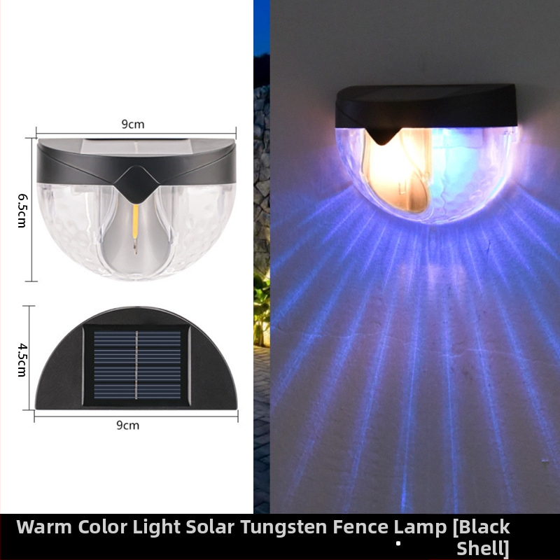 Solarna rasvjeta za ogradu i zidove, vanjsko dvorište, stepenice i rasvjeta puta – LED zidne rasvjetne lampe