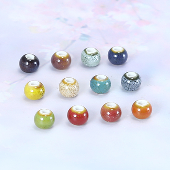 Keramičke perle promjera 6 mm, retro stil, ručno glazirane, visokotemperaturno pečene, materijal za DIY nakit