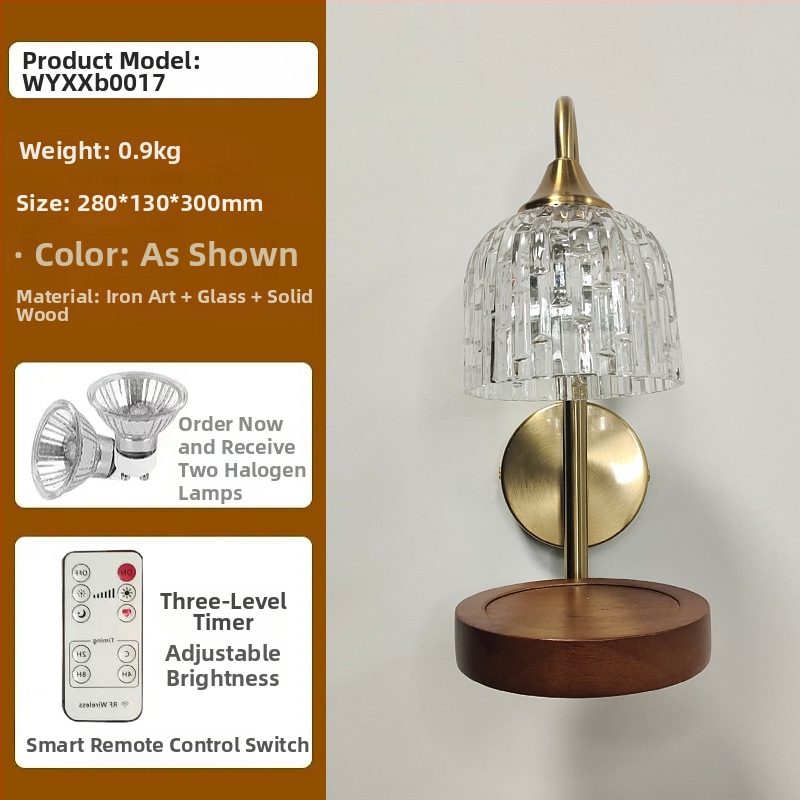 Stenska lampa za aromaterapiju u francuskom stilu, retro, za hodnik i spavaću sobu