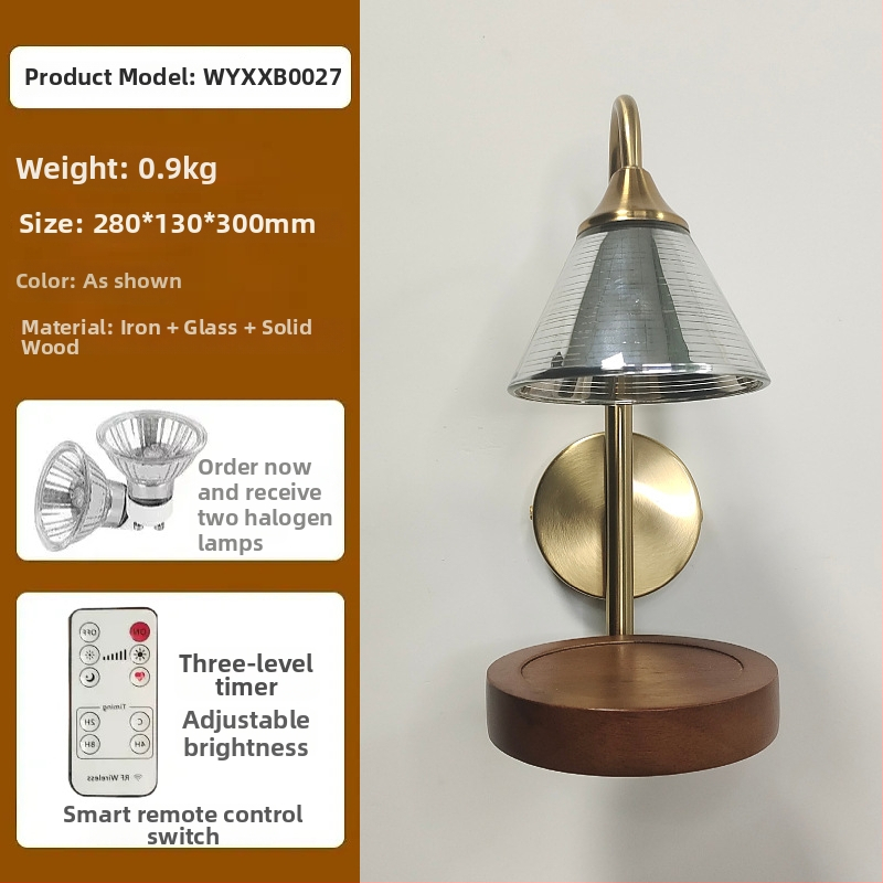 Stenska lampa za aromaterapiju u francuskom stilu, retro, za hodnik i spavaću sobu