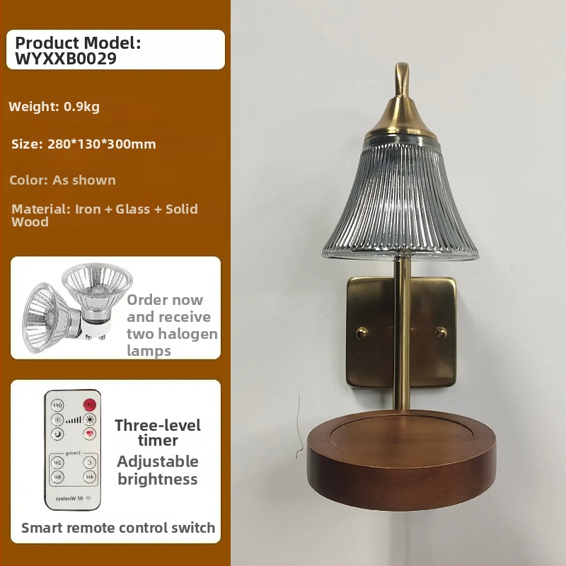 Stenska lampa za aromaterapiju u francuskom stilu, retro, za hodnik i spavaću sobu